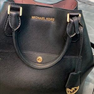 Michael Kors black shoulder bag